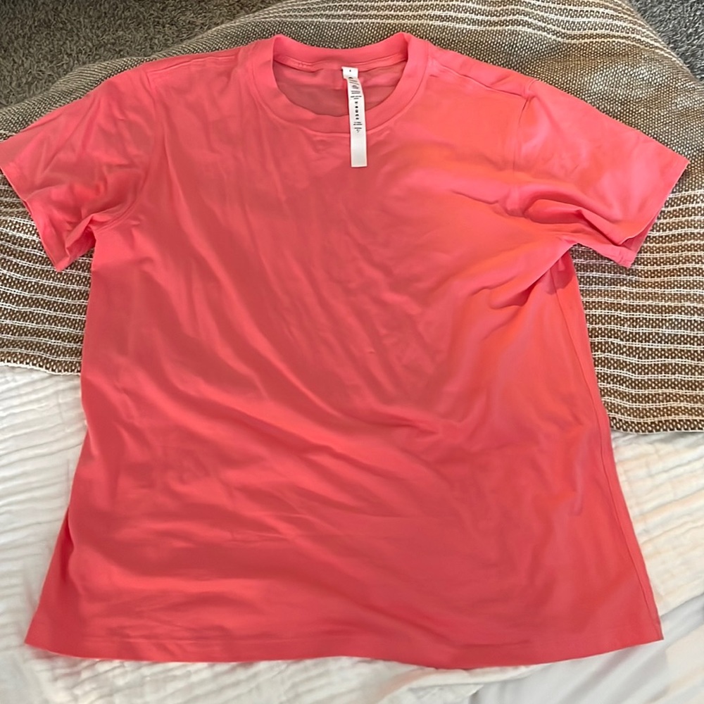 Lululemon all yours t shirt raspberry cream
